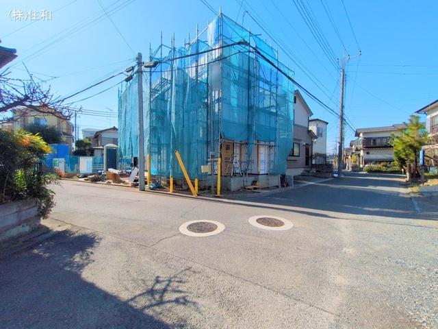 埼玉県ふじみ野市元福岡1丁目の新築戸建てシート写真 2025年3月6日撮影