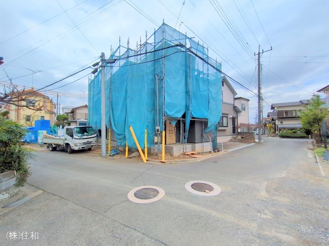 埼玉県ふじみ野市元福岡1丁目の新築戸建てシート写真 2025年3月30日撮影