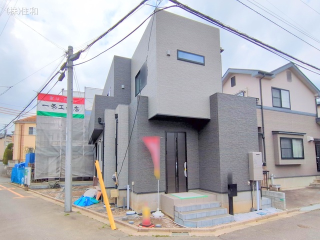 埼玉県ふじみ野市元福岡1丁目の新築戸建て外構写真 2025年4月23日撮影