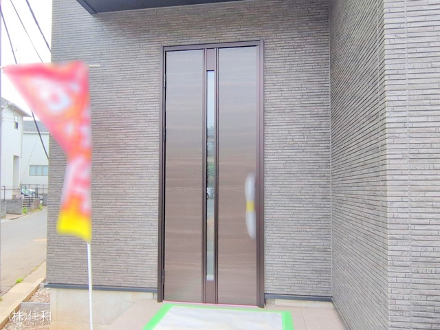 埼玉県ふじみ野市元福岡1丁目の新築戸建て外構写真 2025年4月23日撮影