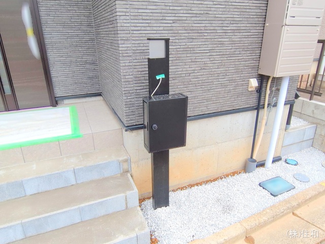 埼玉県ふじみ野市元福岡1丁目の新築戸建て外構写真 2025年4月23日撮影