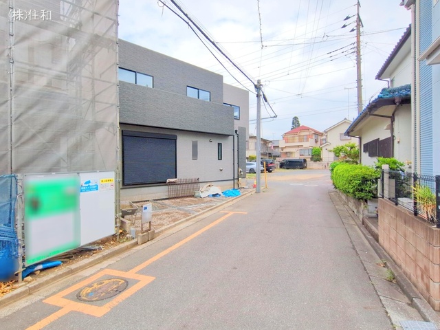 埼玉県ふじみ野市元福岡1丁目の新築戸建て外構写真 2025年4月23日撮影
