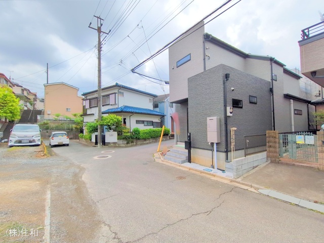埼玉県ふじみ野市元福岡1丁目の新築戸建て外構写真 2025年4月23日撮影