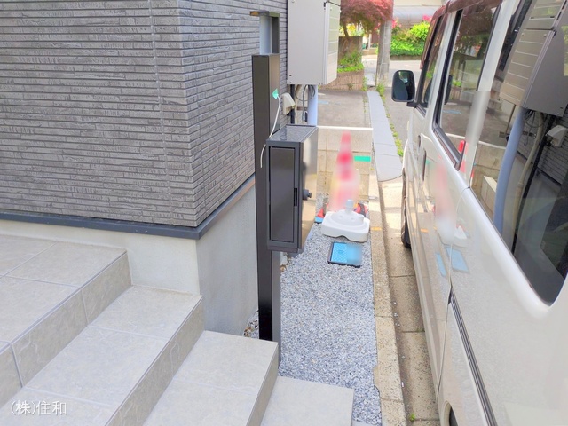 埼玉県ふじみ野市元福岡1丁目の新築戸建て完成写真 2025年5月14日撮影