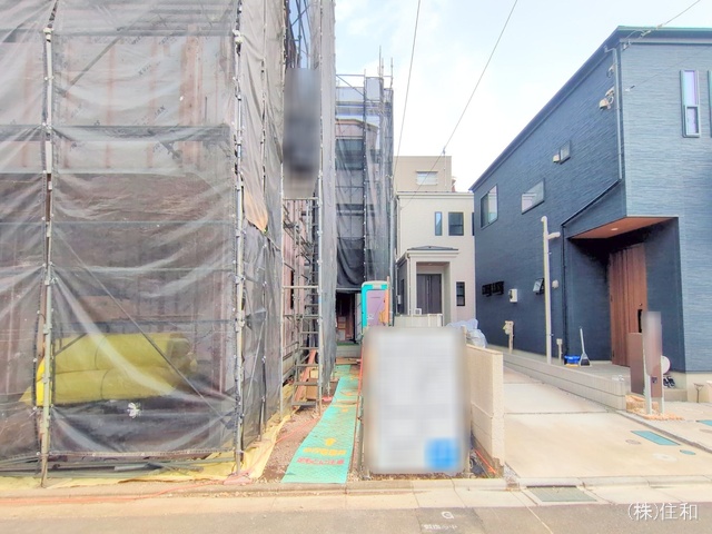 埼玉県志木市幸町2丁目の新築戸建てシート写真 2025年7月6日撮影