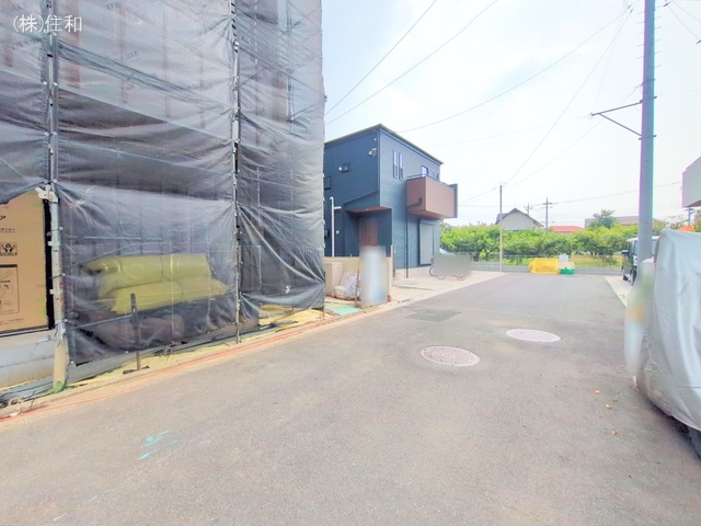 埼玉県志木市幸町2丁目の新築戸建てシート写真 2025年7月6日撮影