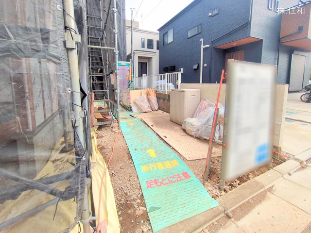 埼玉県志木市幸町2丁目の新築戸建てシート写真 2025年7月6日撮影
