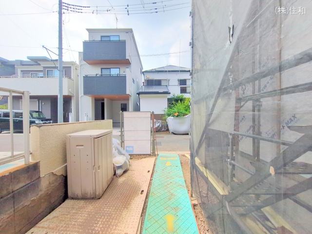 埼玉県志木市幸町2丁目の新築戸建てシート写真 2025年7月6日撮影