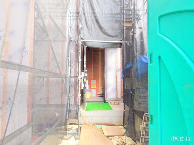 埼玉県志木市幸町2丁目の新築戸建てシート写真 2025年7月6日撮影