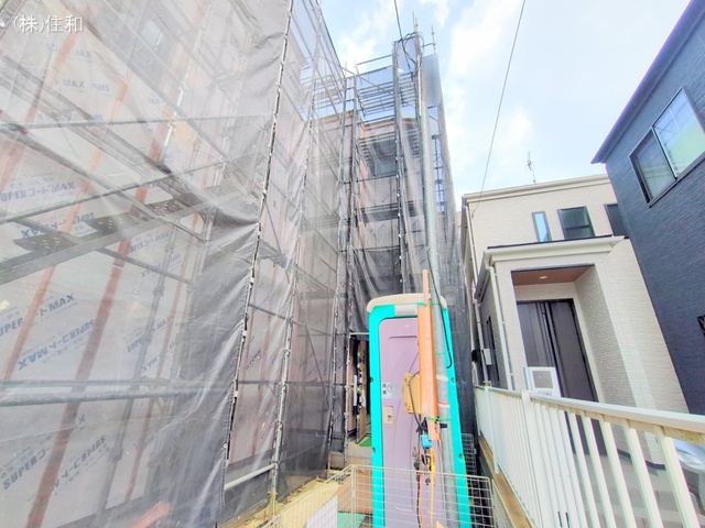 埼玉県志木市幸町2丁目の新築戸建てシート写真 2025年7月6日撮影
