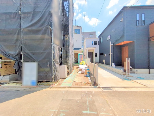 埼玉県志木市幸町2丁目の新築戸建て外構写真 2025年7月27日撮影