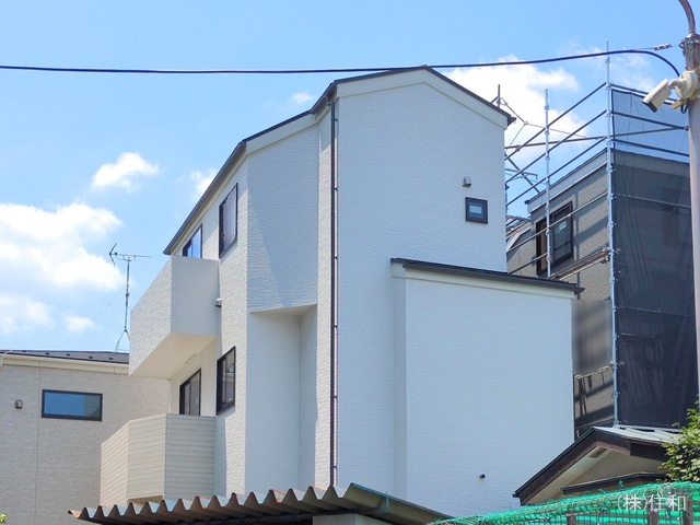 埼玉県志木市幸町2丁目の新築戸建て外構写真 2025年7月27日撮影