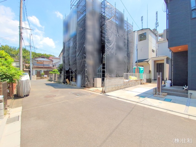 埼玉県志木市幸町2丁目の新築戸建て外構写真 2025年7月27日撮影