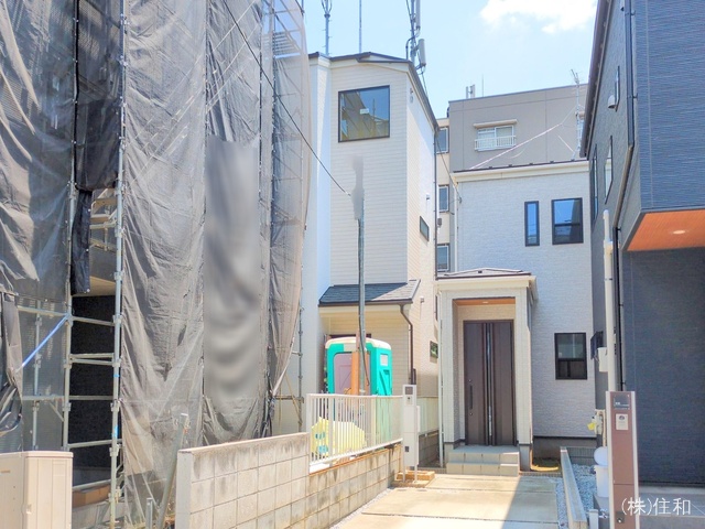 埼玉県志木市幸町2丁目の新築戸建て外構写真 2025年7月27日撮影