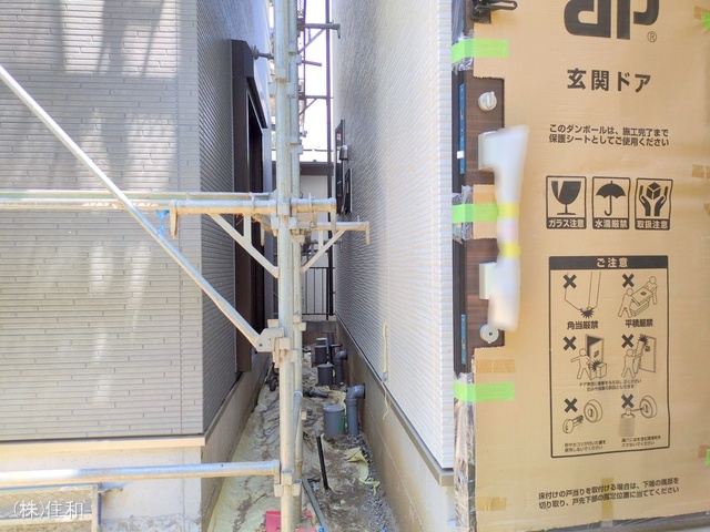 埼玉県志木市幸町2丁目の新築戸建て外構写真 2025年7月27日撮影