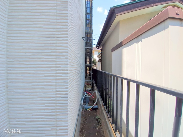 埼玉県志木市幸町2丁目の新築戸建て外構写真 2025年7月27日撮影