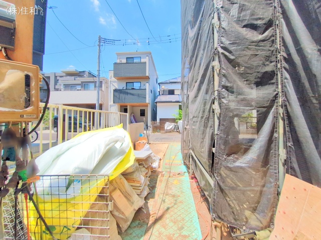 埼玉県志木市幸町2丁目の新築戸建て外構写真 2025年7月27日撮影
