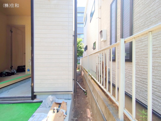 埼玉県志木市幸町2丁目の新築戸建て外構写真 2025年7月27日撮影