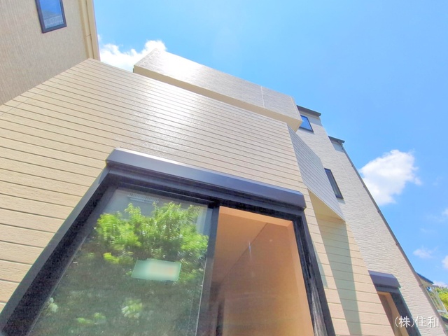 埼玉県志木市幸町2丁目の新築戸建て外構写真 2025年7月27日撮影