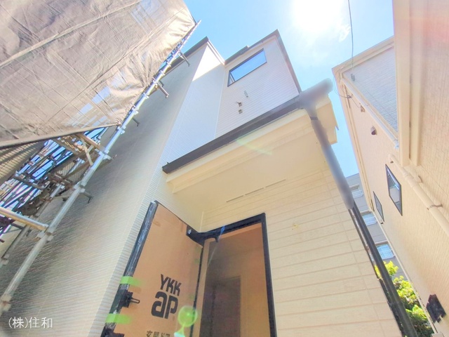 埼玉県志木市幸町2丁目の新築戸建て外構写真 2025年7月27日撮影