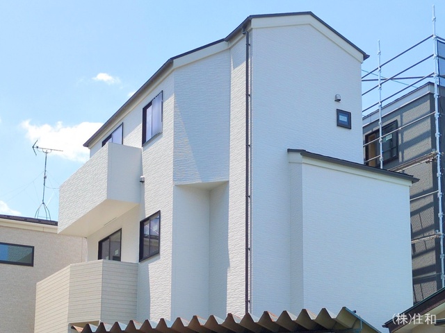 埼玉県志木市幸町2丁目の新築戸建て外構写真 2025年7月27日撮影