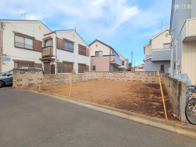 埼玉県ふじみ野市上福岡4丁目の新築戸建て更地・土地写真 2025年2月6日撮影