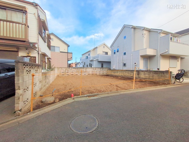 埼玉県ふじみ野市上福岡4丁目の新築戸建て更地・土地写真 2025年2月6日撮影