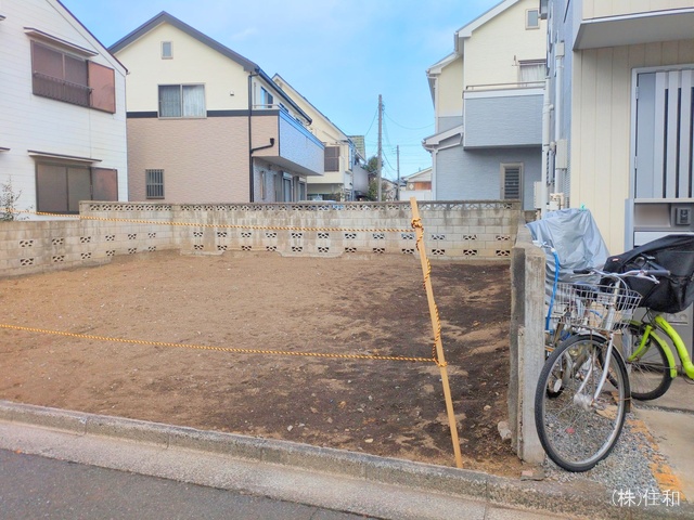 埼玉県ふじみ野市上福岡4丁目の新築戸建て更地・土地写真 2025年2月6日撮影