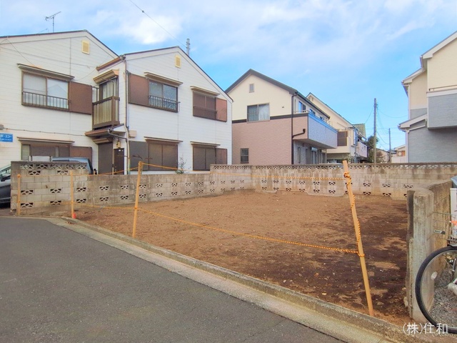 埼玉県ふじみ野市上福岡4丁目の新築戸建て更地・土地写真 2025年2月6日撮影