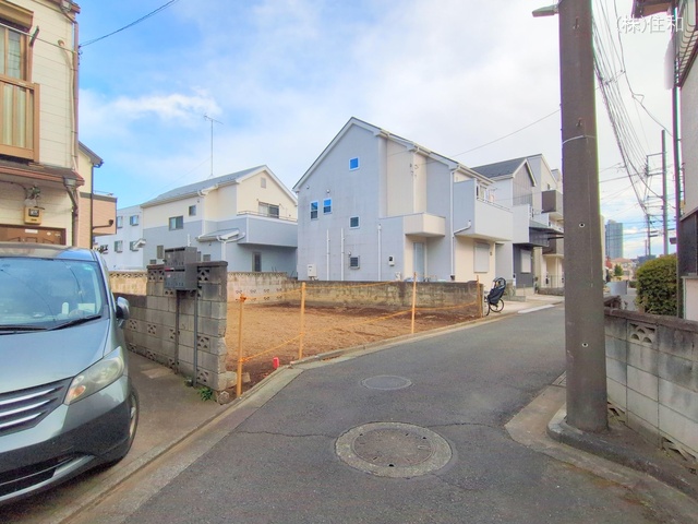 埼玉県ふじみ野市上福岡4丁目の新築戸建て更地・土地写真 2025年2月6日撮影