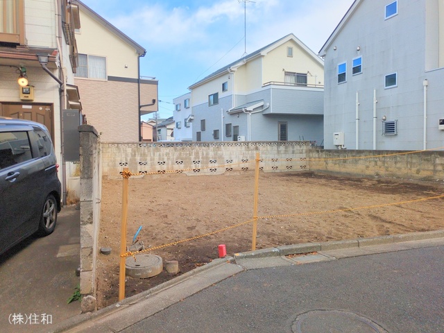 埼玉県ふじみ野市上福岡4丁目の新築戸建て更地・土地写真 2025年2月6日撮影