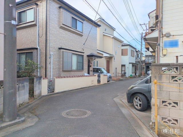 埼玉県ふじみ野市上福岡4丁目の新築戸建て更地・土地写真 2025年2月6日撮影
