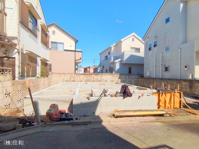 埼玉県ふじみ野市上福岡4丁目の新築戸建て基礎写真 2025年3月6日撮影