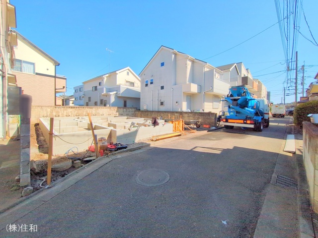 埼玉県ふじみ野市上福岡4丁目の新築戸建て基礎写真 2025年3月6日撮影