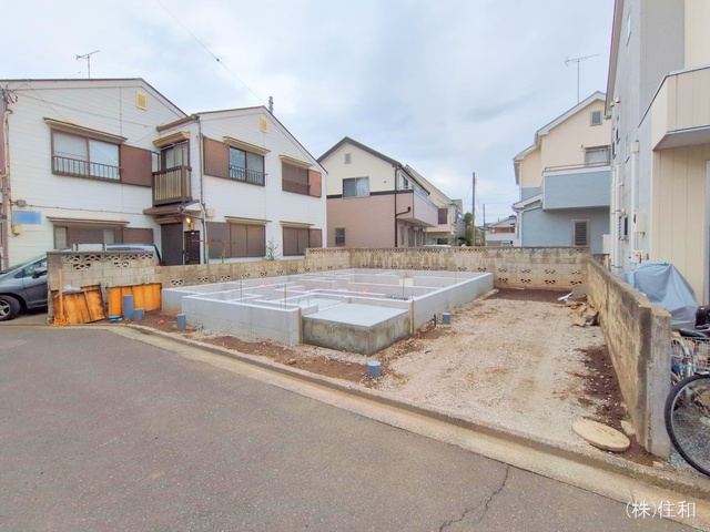 埼玉県ふじみ野市上福岡4丁目の新築戸建て基礎写真 2025年3月30日撮影