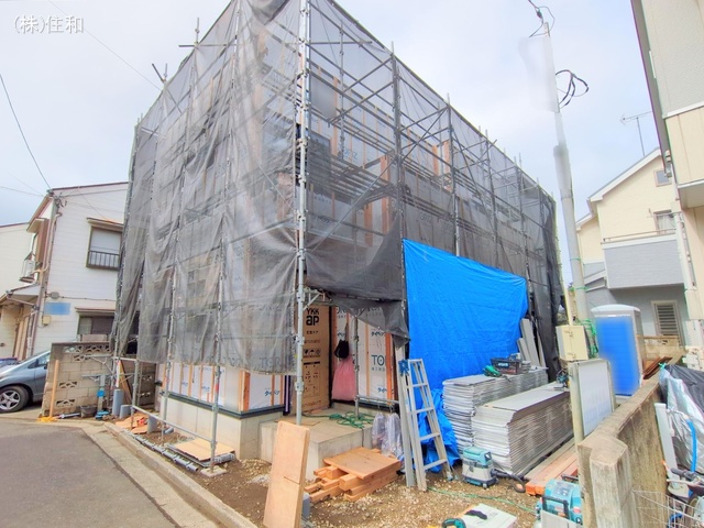 埼玉県ふじみ野市上福岡4丁目の新築戸建てシート写真 2025年5月11日撮影