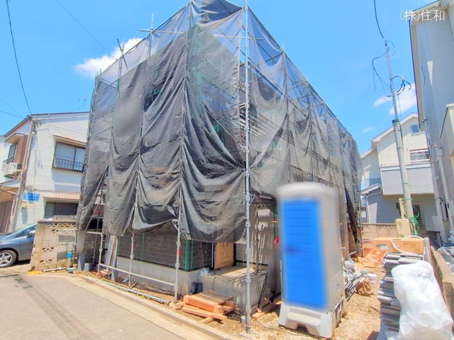 埼玉県ふじみ野市上福岡4丁目の新築戸建てシート写真 2025年5月27日撮影