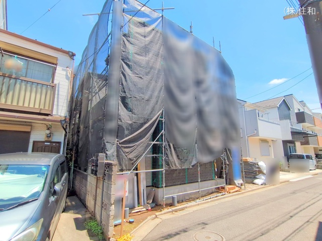 埼玉県ふじみ野市上福岡4丁目の新築戸建てシート写真 2025年5月27日撮影