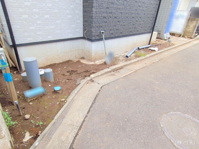 埼玉県ふじみ野市上福岡4丁目の新築戸建て外構写真 2025年6月15日撮影
