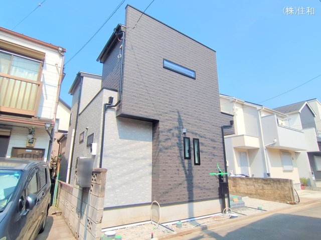 埼玉県ふじみ野市上福岡4丁目の新築戸建て外構写真 2025年7月8日撮影