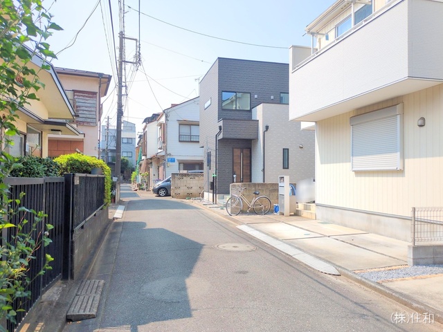 埼玉県ふじみ野市上福岡4丁目の新築戸建て外構写真 2025年7月8日撮影
