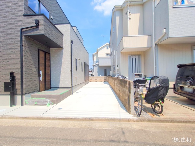 埼玉県ふじみ野市上福岡4丁目の新築戸建て完成写真 2025年8月3日撮影