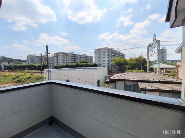 埼玉県志木市柏町6丁目の新築戸建てバルコニー写真 2025年8月31日撮影