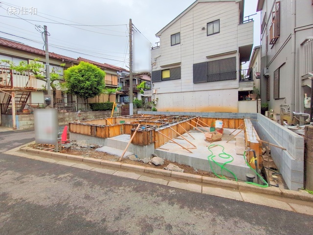 埼玉県志木市柏町6丁目の新築戸建て基礎写真 2025年4月24日撮影