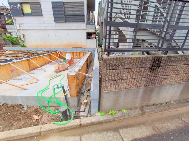 埼玉県志木市柏町6丁目の新築戸建て基礎写真 2025年4月24日撮影