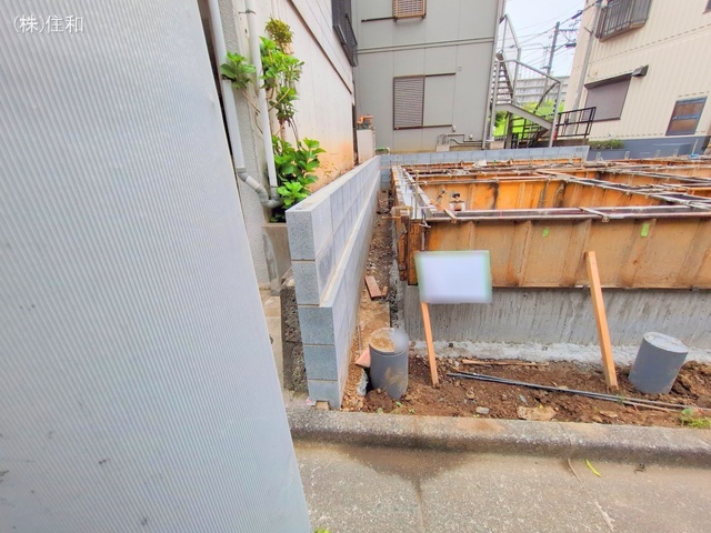 埼玉県志木市柏町6丁目の新築戸建て基礎写真 2025年4月24日撮影