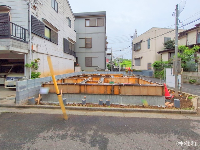 埼玉県志木市柏町6丁目の新築戸建て基礎写真 2025年4月24日撮影