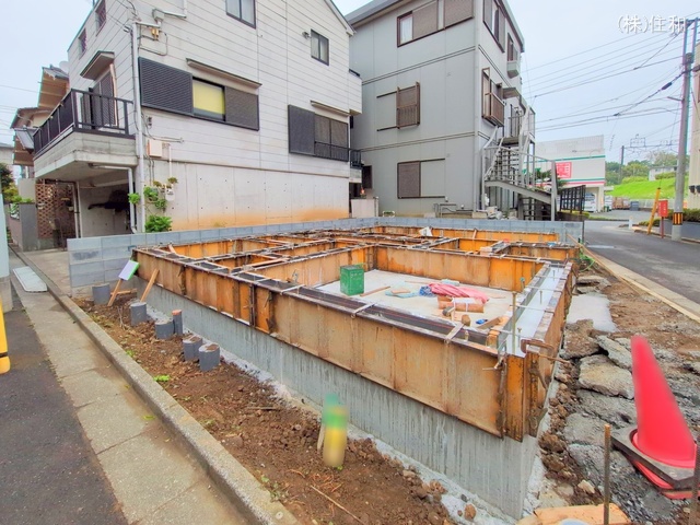 埼玉県志木市柏町6丁目の新築戸建て基礎写真 2025年4月24日撮影