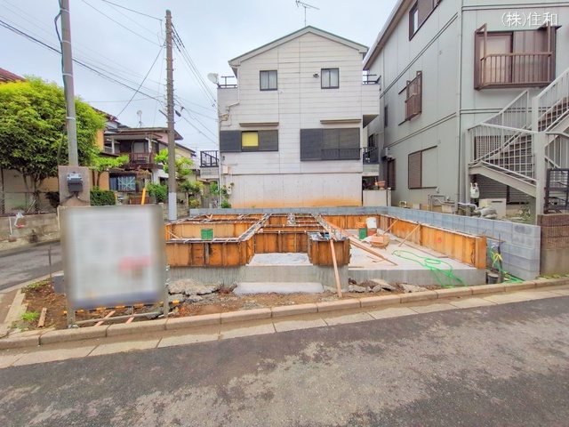 埼玉県志木市柏町6丁目の新築戸建て基礎写真 2025年4月24日撮影
