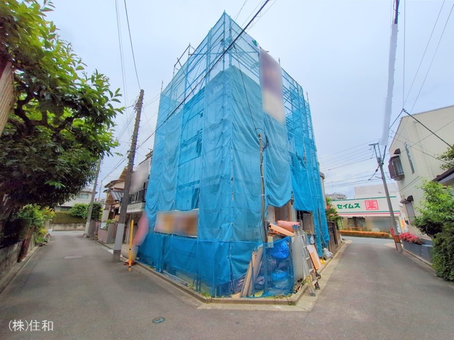 埼玉県志木市柏町6丁目の新築戸建てシート写真 2025年5月26日撮影